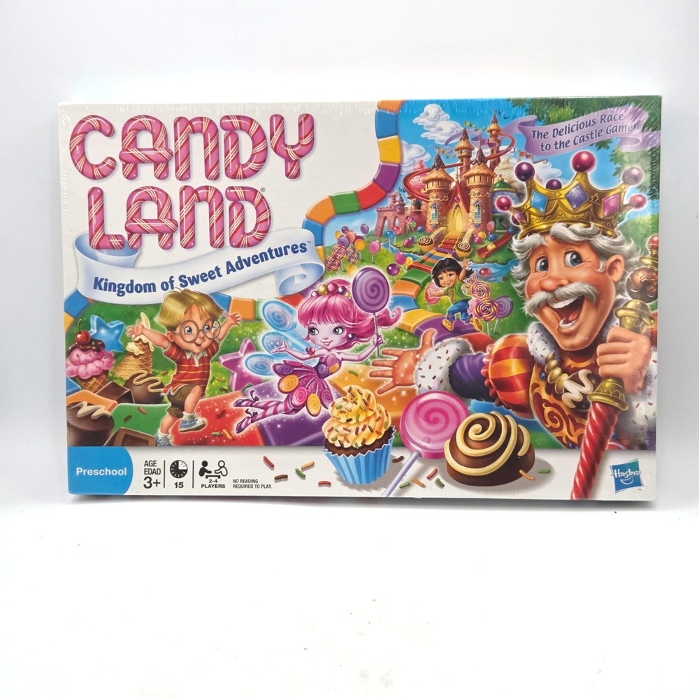 Candy Land Kingdom of Sweet Adventures Board Game for Kids Ages 3 & Up BRAND NEW
